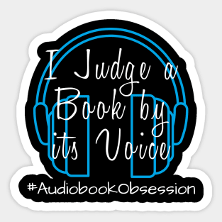 I Judge a Book by its Voice Sticker